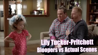 Lily TuckerPritchett Bloopers vs Actual Scenes  Modern Family Seasons 310 [upl. by Eentihw]