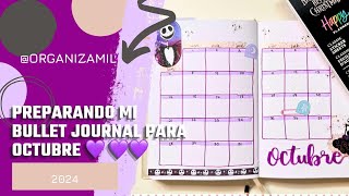 Preparando mi Bullet Journal  Octubre 2024 [upl. by Terrill]