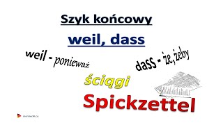 Weil i Dass  Ściąga  ćwiczenia  Niemiecki dla początkujących 15 [upl. by Yerfej]