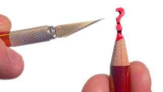 Can I SCULPT the TIP OF A PENCIL [upl. by Alatea]