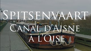 Spitsenvaart op het kanaal van de Aisne naar de Marne [upl. by Issiah]