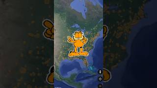 Garfield Found 😱 Google Earth and Maps 🌍 status earth [upl. by Enajiram]