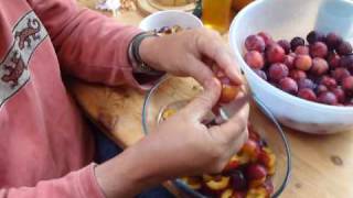 Sabatier paring knife for processing plums [upl. by Lloyd297]