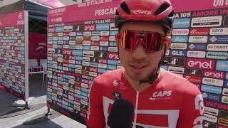 Caleb Ewan  Interview at the start  Stage 10  Giro dItalia 2022 [upl. by Leede]