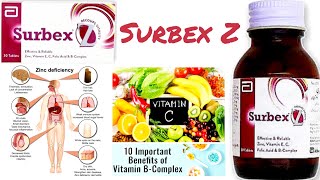 Surbex Z Capsules uses in Urdu Hindi  Vitamins [upl. by Snashall370]