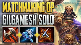 I JUST WANTED A BALANCED GAME Gilgamesh Solo Gameplay SMITE Conquest [upl. by Inan]