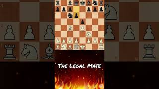 Opening Traps  LEGALS MATE chess chesstraps [upl. by Hagan]