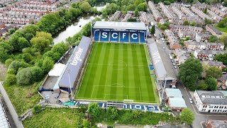 Stockport County Edgeley Park by Drone [upl. by Adnama]