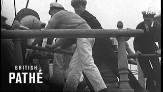 Famous Cutty Sark Arrives At Gravesend 1938 [upl. by Clark]