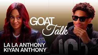 La La Anthony amp Kiyan Anthony Fight Over GOAT Basketball Player Rapper amp TV Show  GOAT Talk [upl. by Ajidahk609]