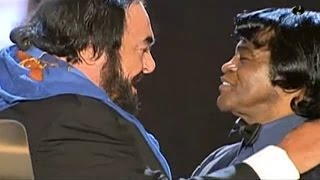 Its a Mans Mans Mans World This Is A Mans World James Brown amp Pavarotti [upl. by Ilaire]