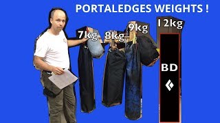 Weight and size comparison for portaledges [upl. by Gnaig]