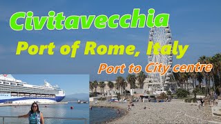 Chivitavecchia Port of Rome Port to city centre  Bus and Walk Tour marellacruises rome [upl. by Ainesej]