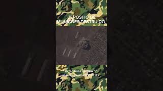 Rússia destrói depósito de armas Ucranianas exercito ucrania guerra russia noticias militar [upl. by Trix]