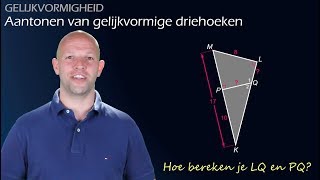 Hoe toon je gelijkvormige driehoeken aan vwo 3  WiskundeAcademie [upl. by Donell387]