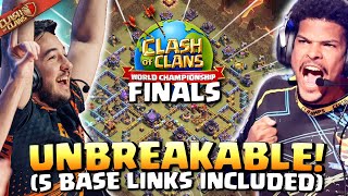 1 MILLION Clash Worlds GRAND FINALS with ALL TH15 BASE LINKS from WINNERS Clash of Clans [upl. by Hazen]