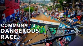 World Record of the longest Urban Downhill Track  Race Run  Medellin Colombia [upl. by Gusti]