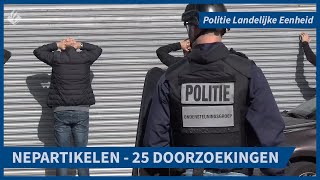 Nepartikelen 25 doorzoekingen in Beverwijk [upl. by Aneerbas]