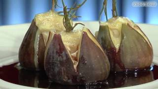 Figues rôties au saint marcellin et sirop de sangria par Ornella Hubel [upl. by Acirrehs]