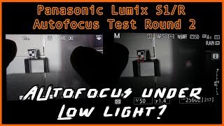 Panasonic Lumix S1S1R Autofocus Test  Round 2 [upl. by Kiernan]