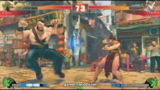 SFIV Aroha ZA vs Haneyama CH [upl. by Lahcar]