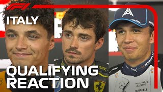 Drivers React After Qualifying  2024 Italian Grand Prix [upl. by Ylatan698]