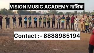 राष्ट्रगीत trampet and clarinet  Vision Music Academy Nashik  Bandsman police policeband [upl. by Eeryn]