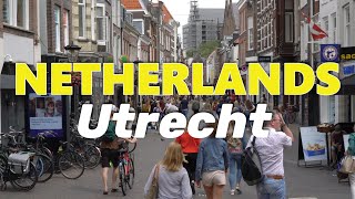 Walking Tour of Utrecht  Netherlands 2024 4K 🇳🇱 [upl. by Ivanna]