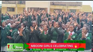 MBOONI GIRLS celebrating their great KCSE 2023 performance mean score of 9532 🔥 [upl. by Gilligan]