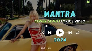 JENNIE  Mantra  Cover Song  Lyrics Video  New Song [upl. by Elockcin]