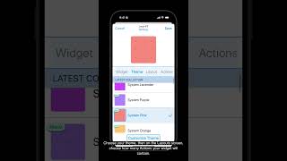 Widgetsmith Action Widgets in iOS 18 [upl. by Towny]