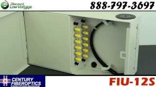 Century Fiber Optics FIU12S Wall mount splice enclosure [upl. by Bray]