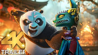 KUNG FU PANDA 4 quotPos Ultimate Nemesis Is Giant Chameleon Poquot Trailer 4K ULTRA HD 2024 [upl. by Annazor492]