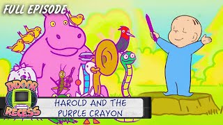 One Crayon Band  Harold And The Purple Crayon  Full Episode  Indoor Recess [upl. by Mccullough]