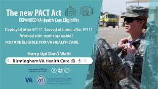 Birmingham VA PACT Act 30 Enroll Now [upl. by Tarazi565]