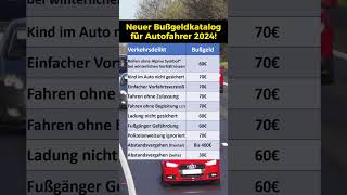 Neue Bußgelder im Straßenverkehr 2024 [upl. by Tahp]