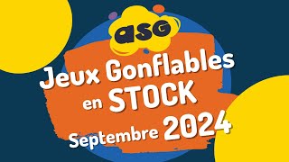 Jeux gonflables en stock septembre 2024 Stock et occasions ASG34  Bessan Hérault Occitanie [upl. by Oakie]