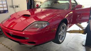 1999 Ferrari 550 Maranello Annual Service [upl. by Shirline]