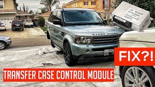 Range Rover Sport Transfer Case Control Module FIX  HDC Fault Transmission Fault [upl. by Colette]