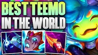 BEST TEEMO IN THE WORLD DOMINATING SEASON 14  CHALLENGER TEEMO TOP GAMEPLAY  Patch 141 S14 [upl. by Akienaj]