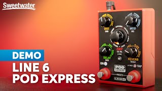 Line 6 POD Express Versatile HXfueled Tones Meet Pedalboard Convenience [upl. by Rialc449]