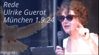 Friedensdemo München 192024 Rede Ulrike Guerot [upl. by Wiltz]