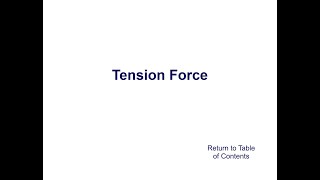 Tension Force [upl. by Imeaj]