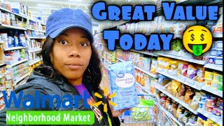 Its The Great Value Food Items For Me At Walmart 🤑 [upl. by Abie]