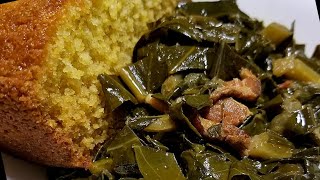 Collard Greens Southern Style Collard Greens with Bacon How to Cutclean Collard Greens Recipe [upl. by Lotsirb]