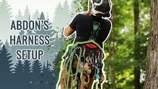 Tree Climbing Harness Setup [upl. by Merv843]