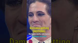 Måneskin  Damiano David contient ses larmes après linterprétation de quotCoralinequot Sanremo Festival [upl. by Veal]