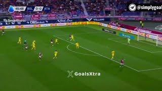 Santiago Castro Goal Bologna Vs Atalanta 10 All Goals Analysis amp Highlights Result [upl. by Ennahgem]