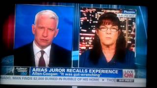 CNN Anderson 360 Jodi Arias Juror [upl. by Britni336]