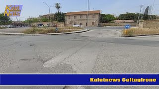 Caltagirone piazza Risorgimento e via Fontanelle in pieno degrado tra dissesti incuria e sporcizie [upl. by Diver]